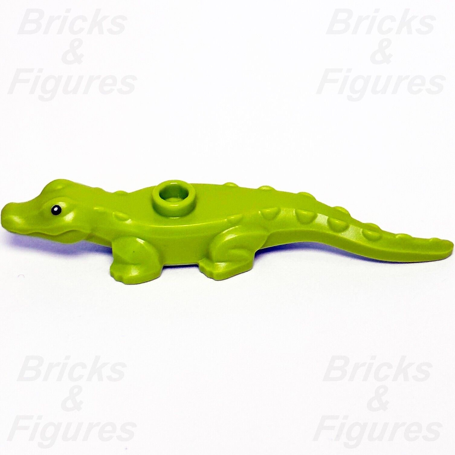 LEGO Baby Alligator / Crocodile Minifigure Lime Town City Missions Part 60353 - Bricks & Figures