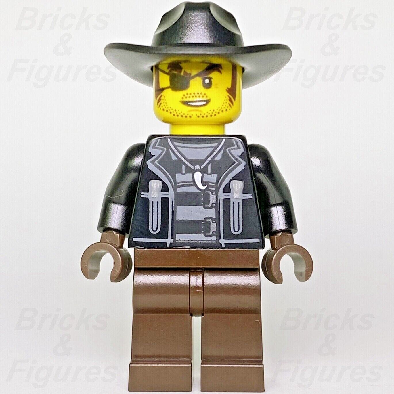 LEGO Crook Snake Rattler Police Town City Minifigure 60271 60243 cty1130 New - Bricks & Figures