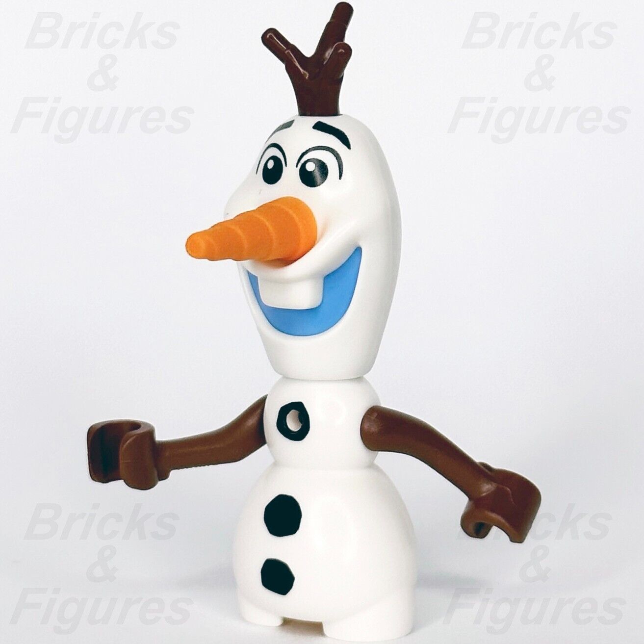 LEGO Frozen Olaf Disney Princess Minifigure 43197 dp138 Snowman Minifig New - Bricks & Figures