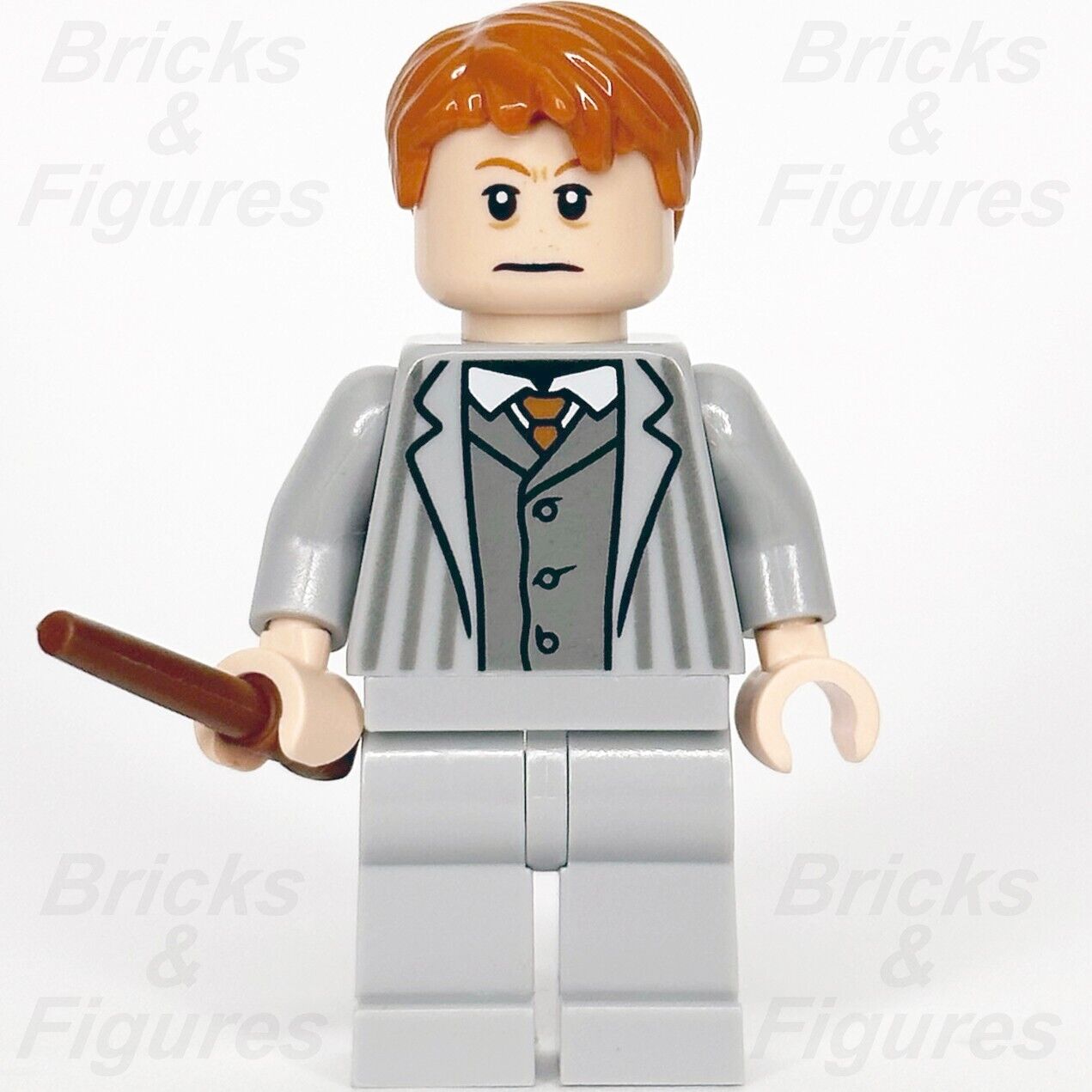 LEGO Harry Potter Arthur Weasley Minifigure 76403 hp359 Wizard Minifig - Bricks & Figures