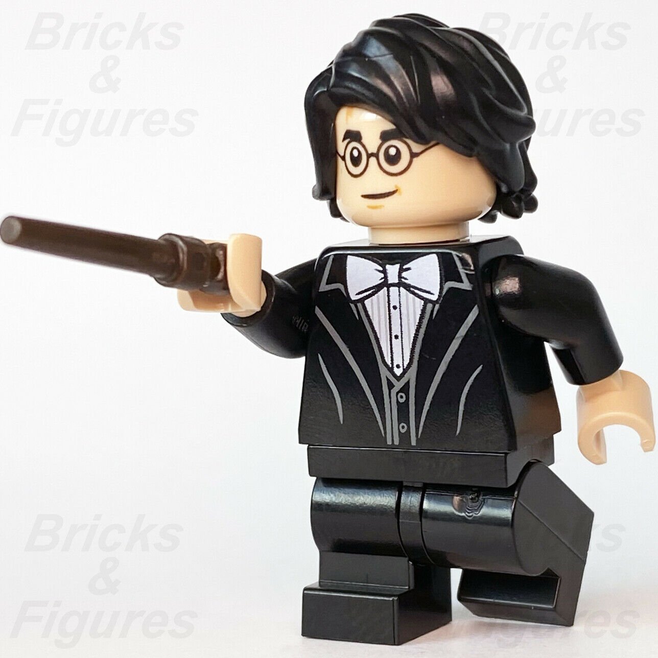 LEGO Harry Potter Wizard with Suit & Bowtie Chosen One Minifigure 75981 75948 - Bricks & Figures