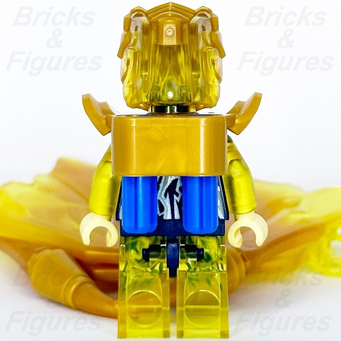 LEGO Jay Golden Dragon Ninjago Crystalized Minifigure 71768 892302 njo755 Ninja - Bricks & Figures