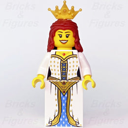 LEGO Lion Princess Castle Minifigure Red Hair with Crown 70403 cas533 Queen New - Bricks & Figures