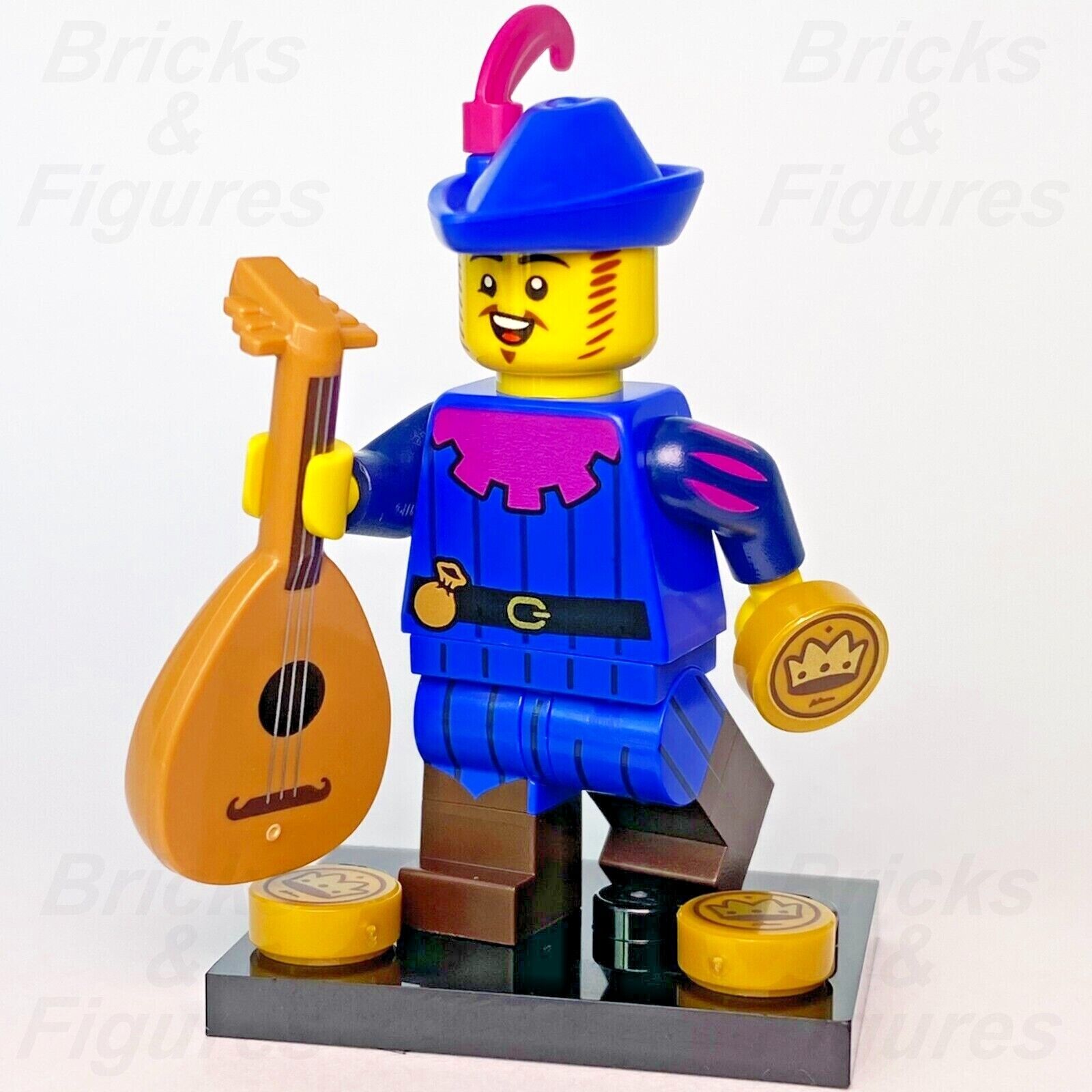 LEGO Troubadour Collectible Minifigures Series 22 Bard Minifig 71032 col22-3 - Bricks & Figures