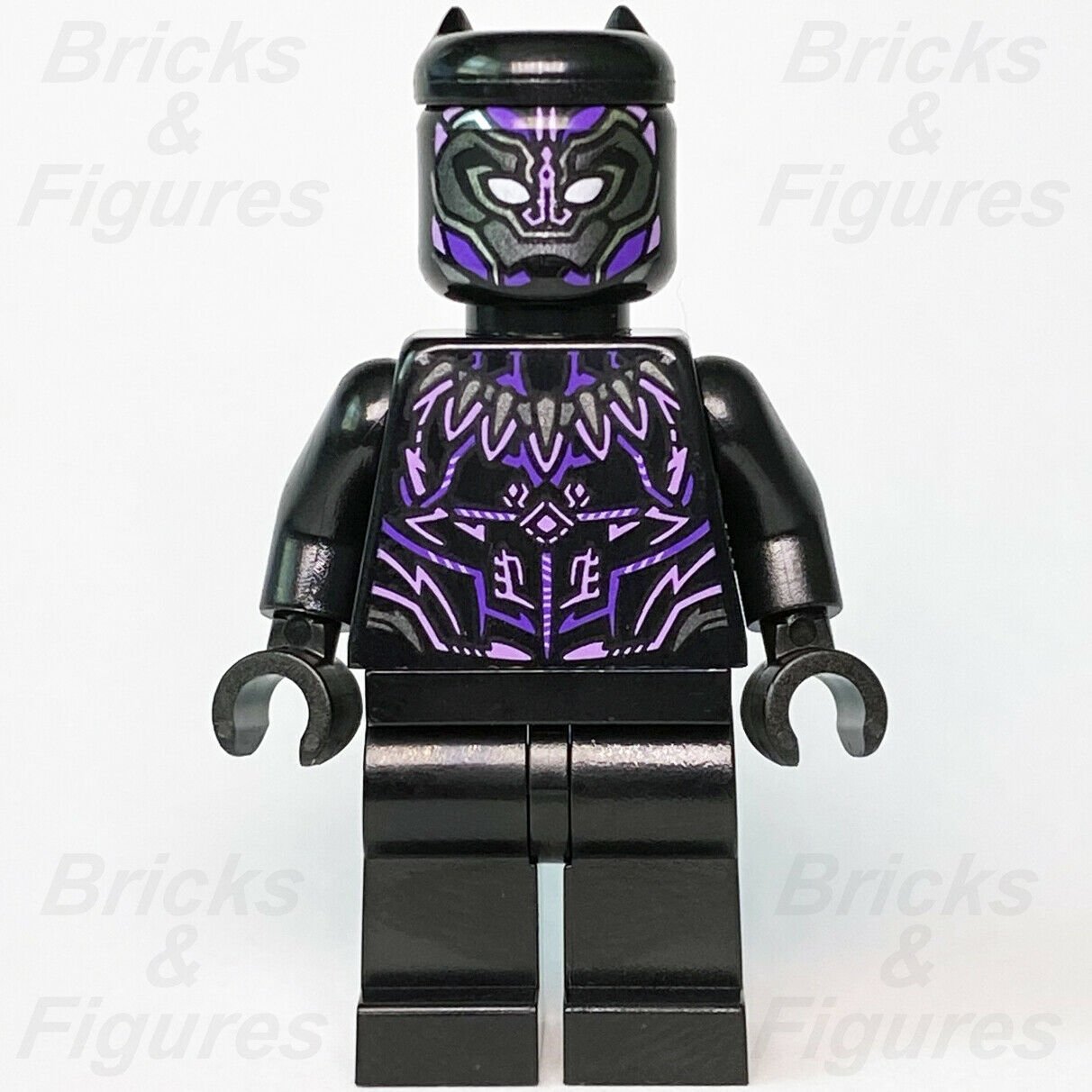 Marvel Super Heroes LEGO Black Panther Avengers Endgame Minifigure 76186 sh728 - Bricks & Figures