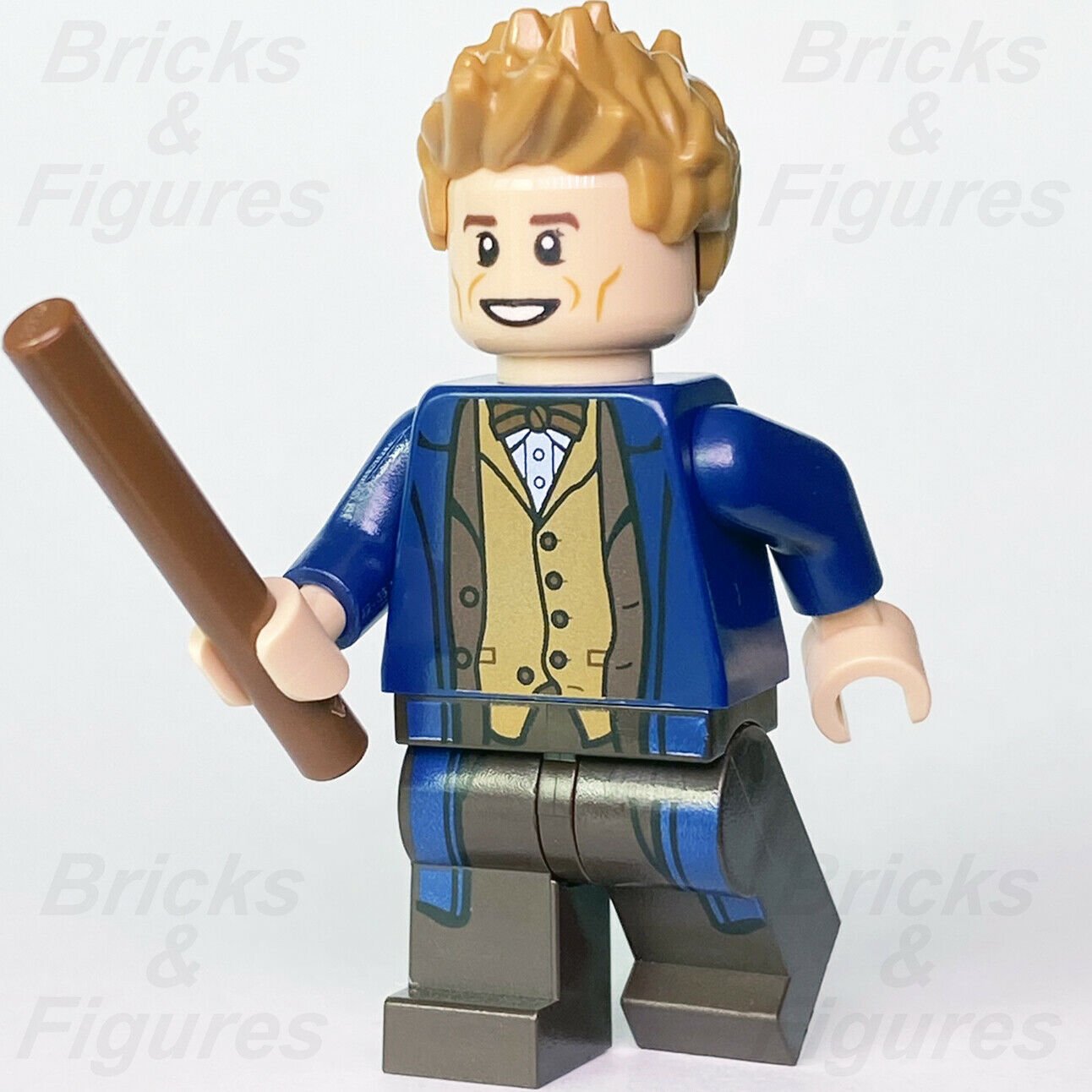 New Harry Potter LEGO Newt Scamander Fantastic Beasts Wizard Minifigure 71253 - Bricks & Figures