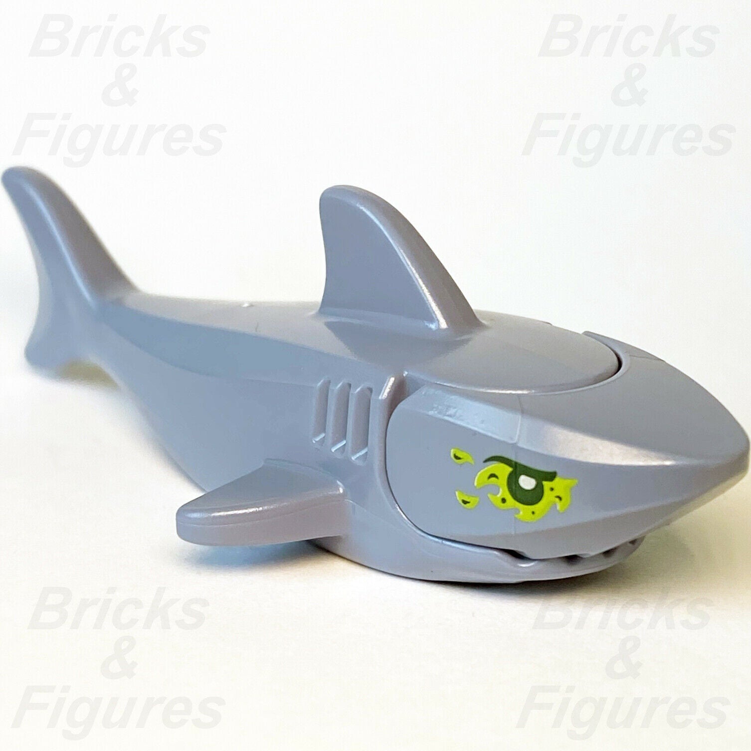 New Hidden Side LEGO Shark with Lime Slime Around Eyes Animal Minifigure 70433 - Bricks & Figures