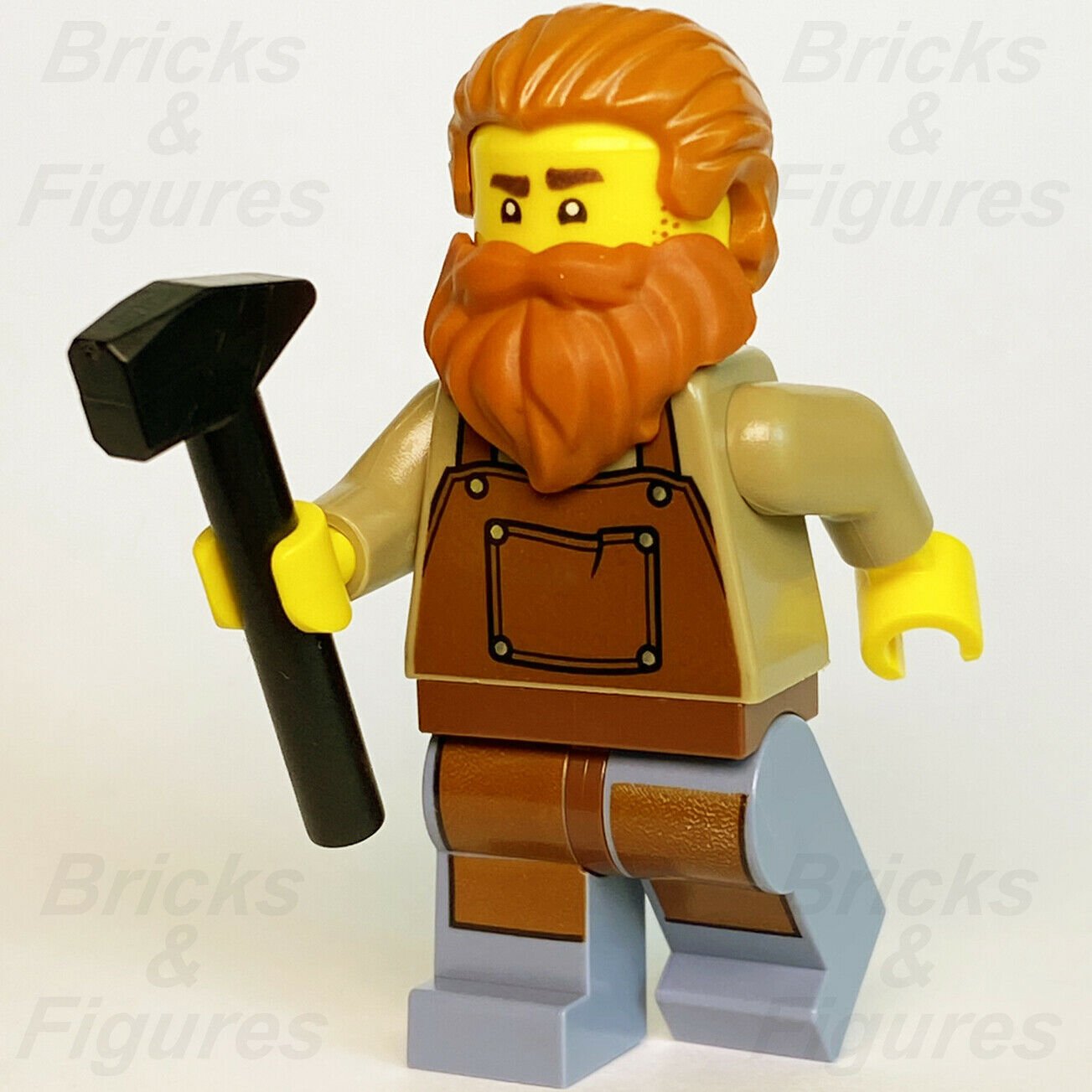 New Ideas LEGO® Blacksmith with Apron Outfit CUUSOO Minifigure 21325 idea082 - Bricks & Figures