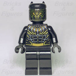 New Marvel Super Heroes LEGO Erik Killmonger Black Panther Minifigure 76099 - Bricks & Figures