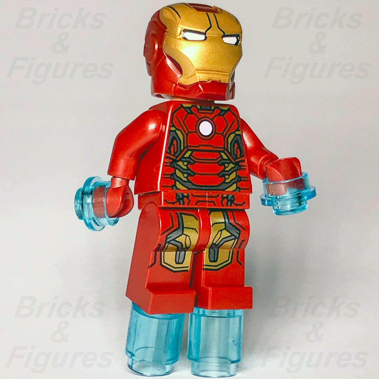 New Marvel Super Heroes LEGO Iron Man Mark 43 Minifigure 76038 76032 76031 - Bricks & Figures