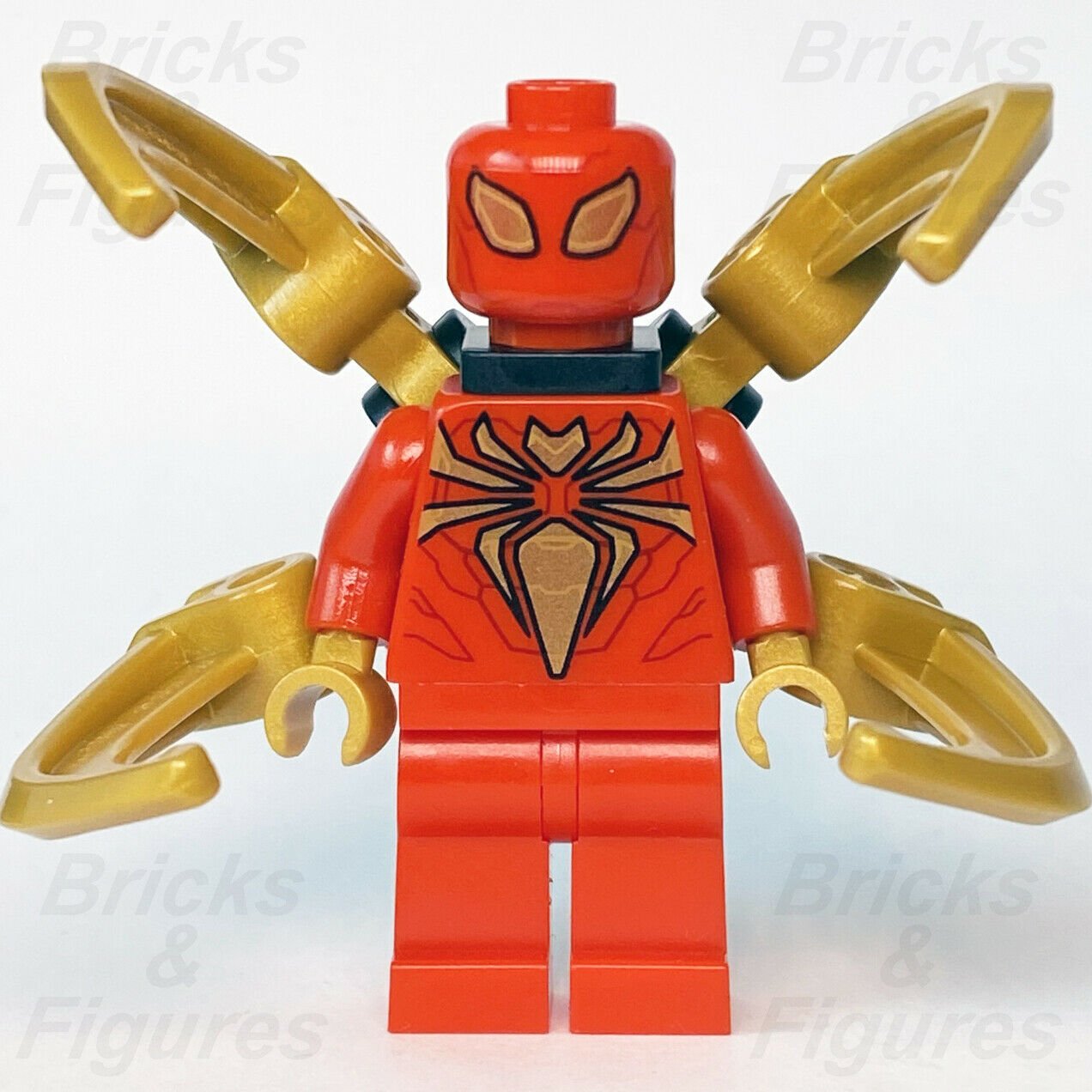 New Marvel Super Heroes LEGO Iron Spider-Man Peter Parker Minifigure 76151 - Bricks & Figures