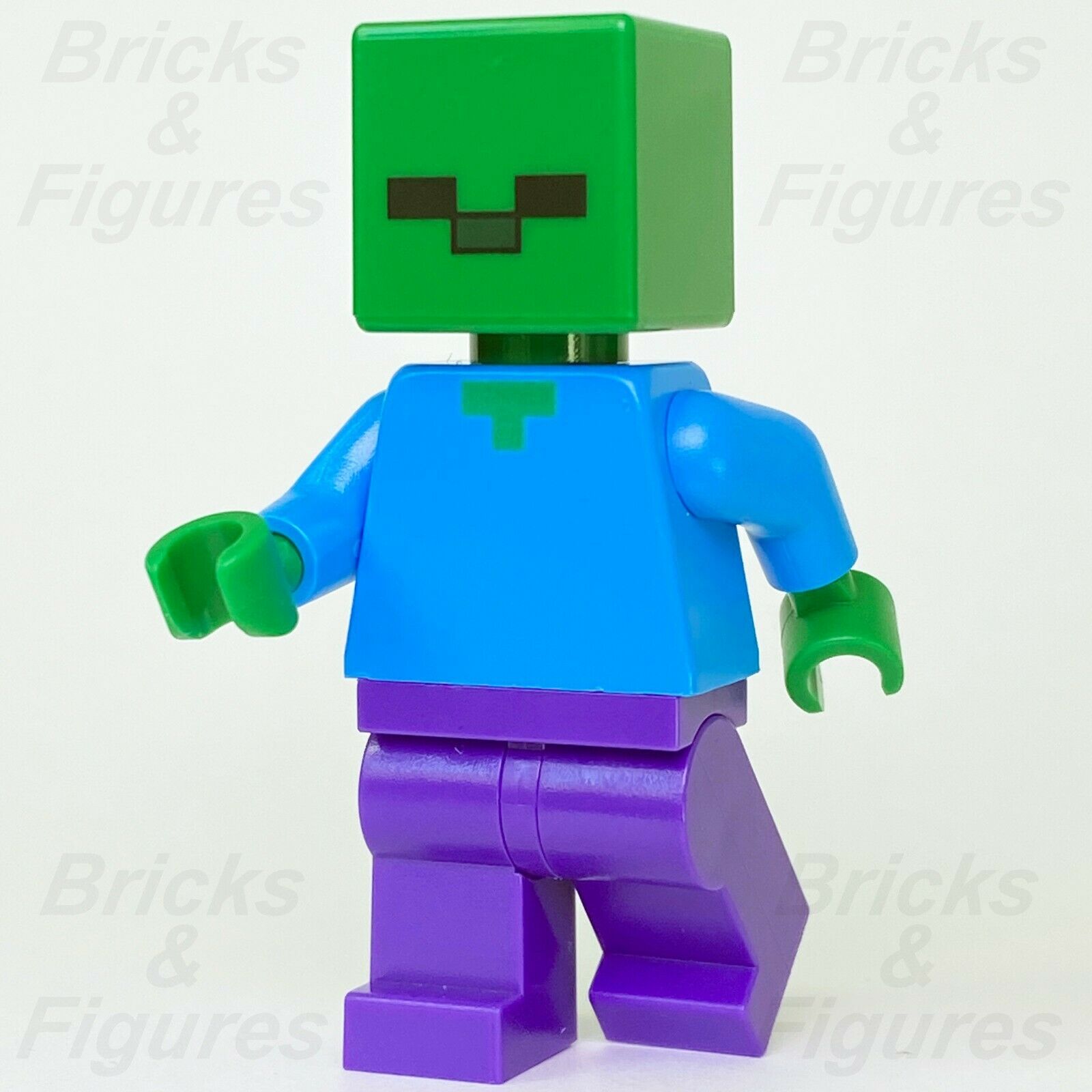 New Minecraft LEGO Zombie Minifigure 21147 21113 21119 21123 21118 21128 21134 - Bricks & Figures