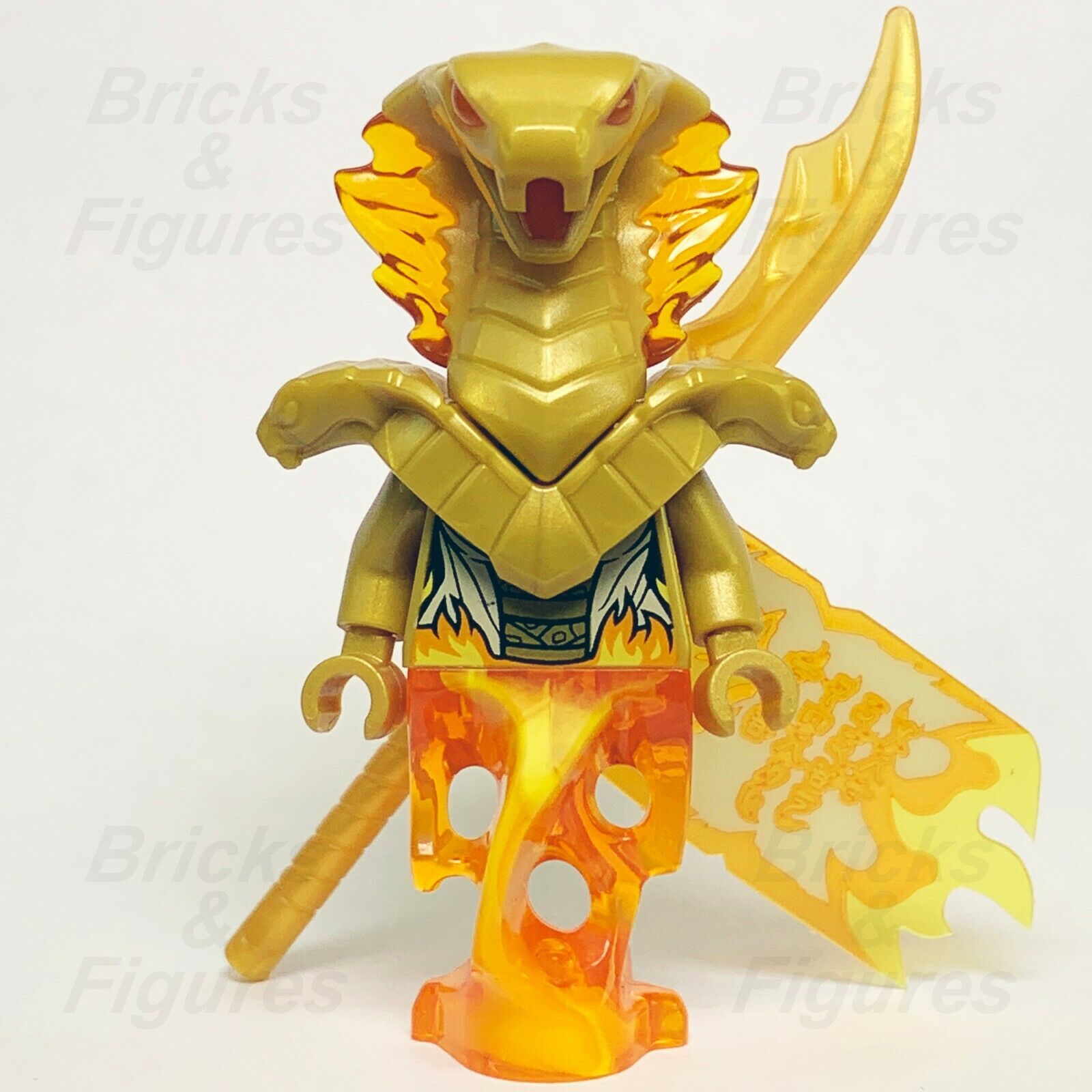 New Ninjago LEGO Aspheera Pyro Snake Forbidden Spinjitsu Minifig 70677 70674 - Bricks & Figures