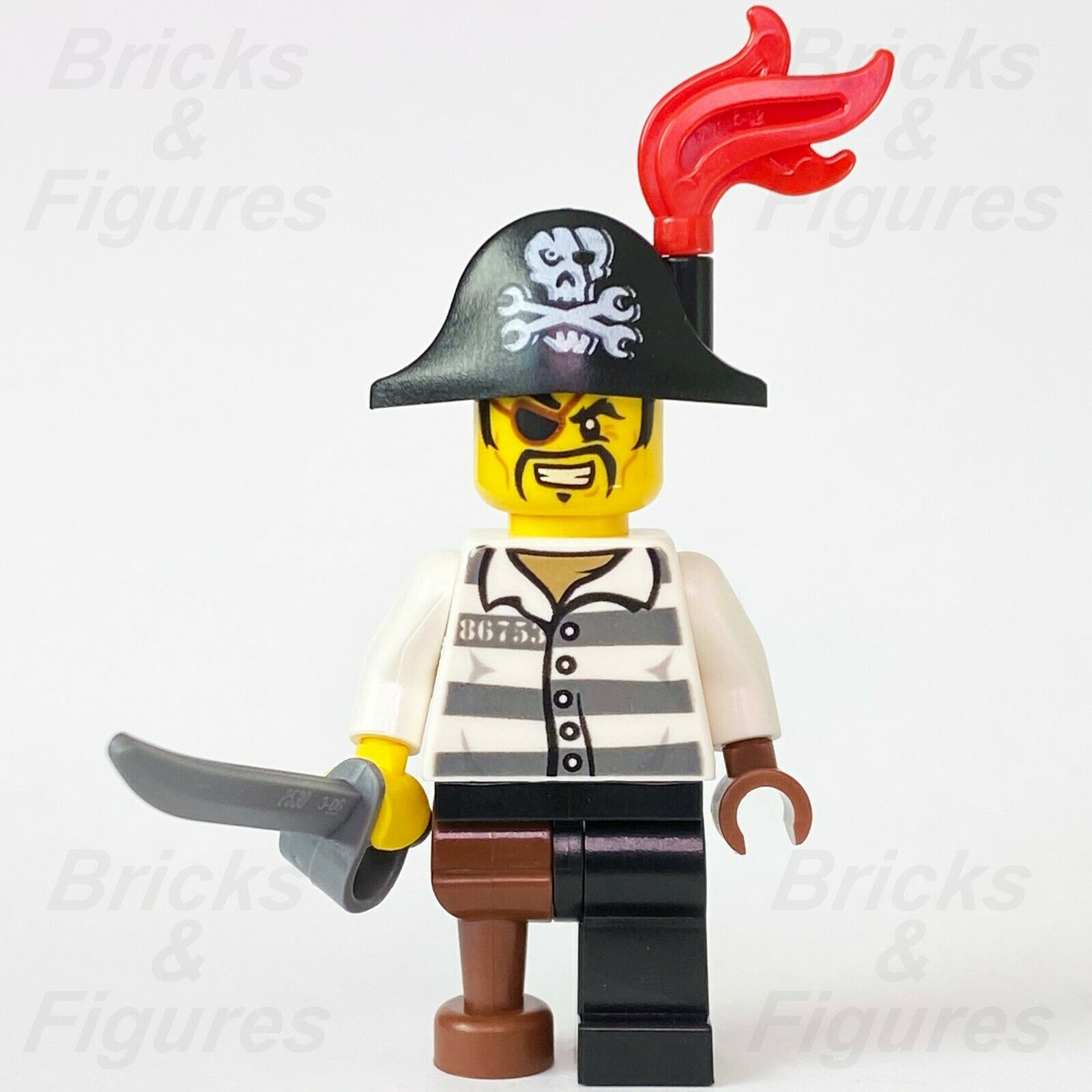 New Ninjago LEGO Captain Soto Pirate Prison Outfit Skybound Minifigure 70591 - Bricks & Figures