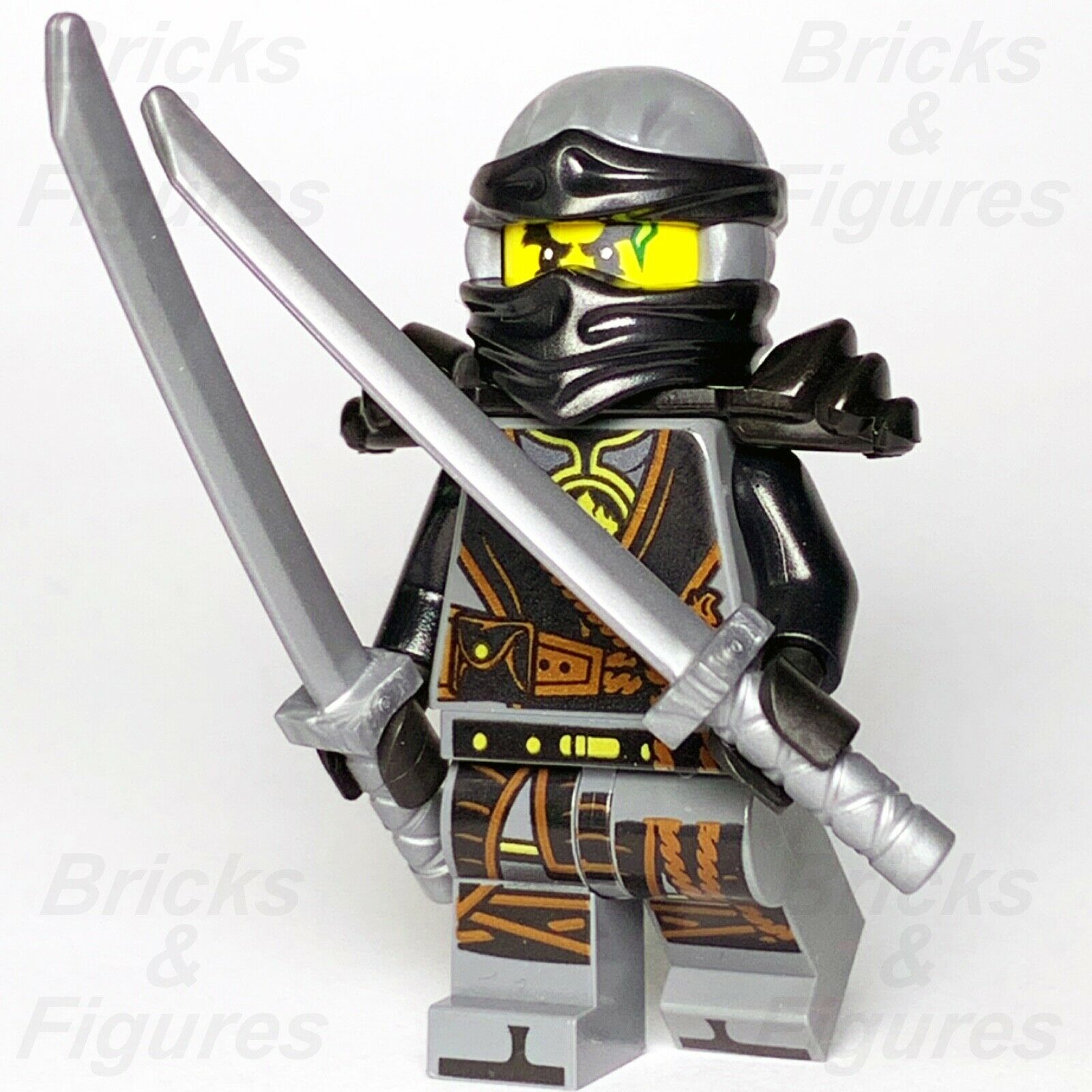 New Ninjago LEGO Cole Earth Ninja Hands of Time Minifigure 70623 891727 - Bricks & Figures