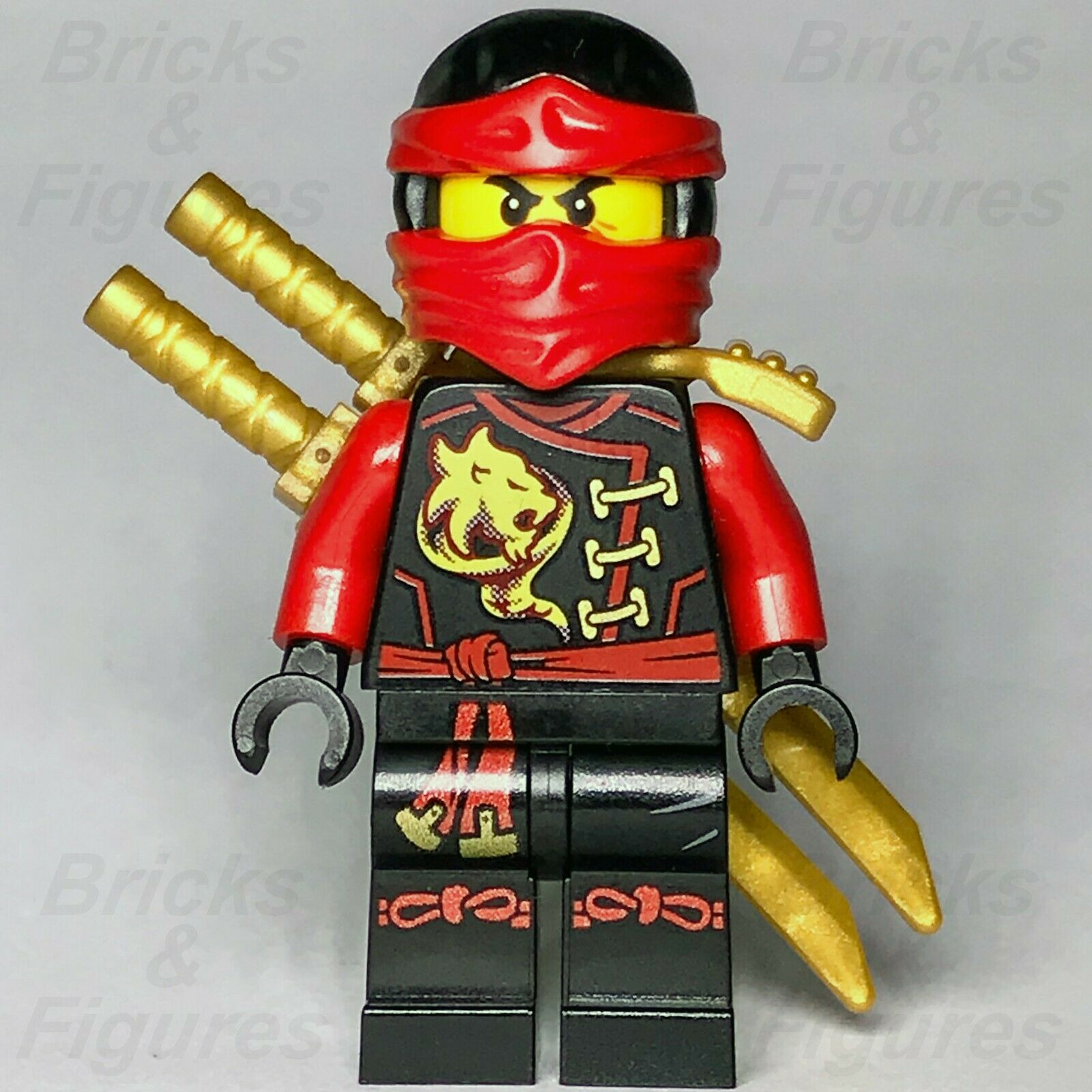 New Ninjago LEGO Kai Red Fire Ninja Master Skybound Minifigure 70591 70605 - Bricks & Figures