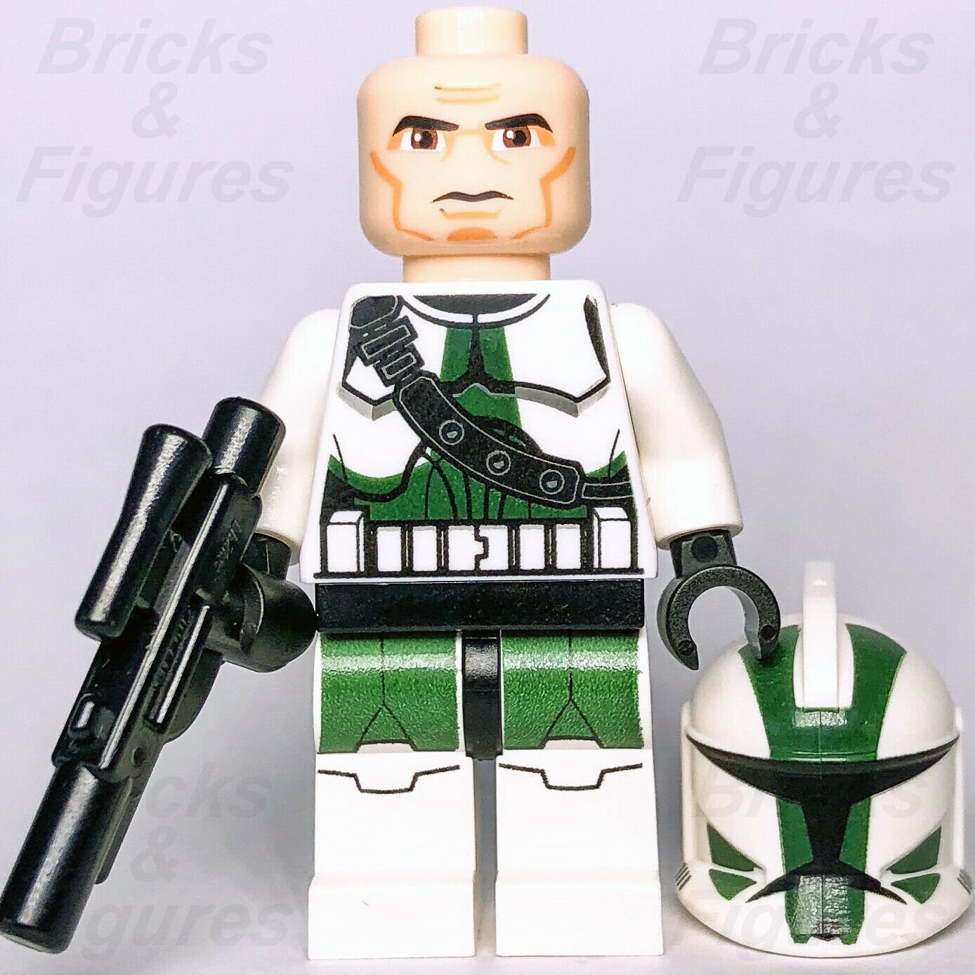 New Star Wars LEGO 41st Elite Corps Commander Gree Clone Trooper Minifig 9491 - Bricks & Figures