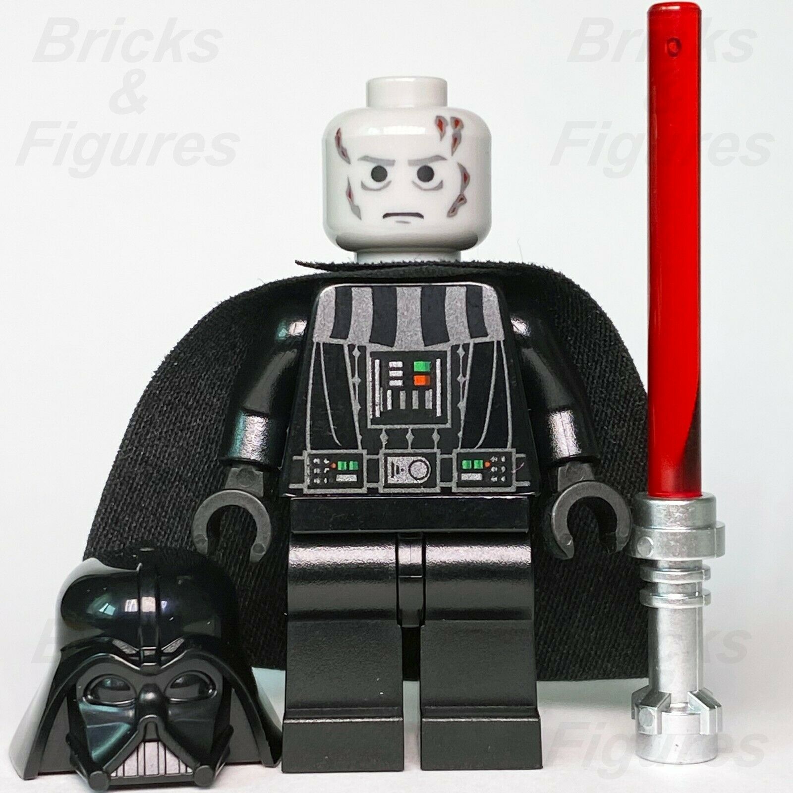 New Star Wars LEGO Darth Vader Anakin Skywalker Sith Lord Minifigure 8017 10188 - Bricks & Figures