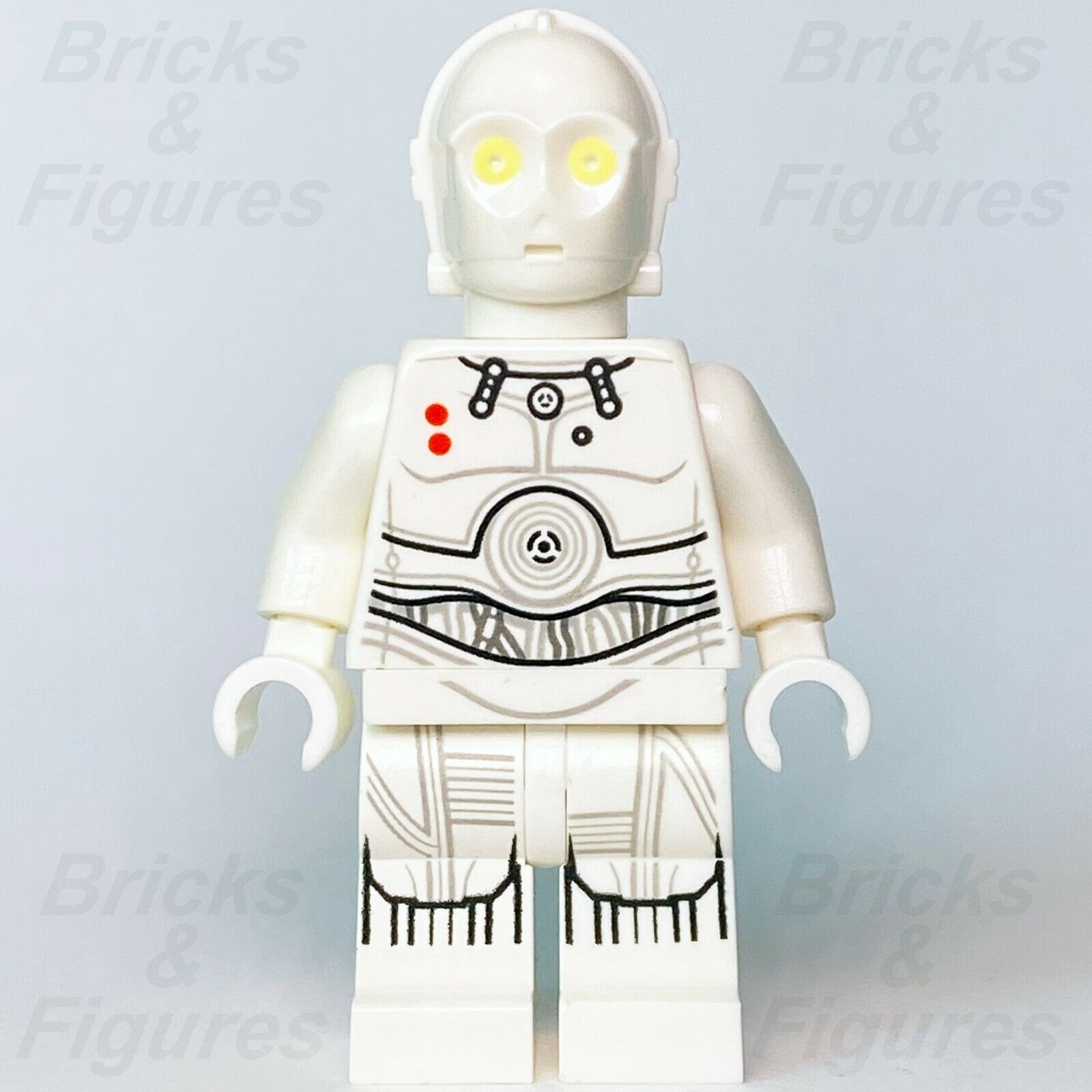 New Star Wars LEGO K-3PO White Hoth Rebel Protocol Droid Minifigure 75098 - Bricks & Figures