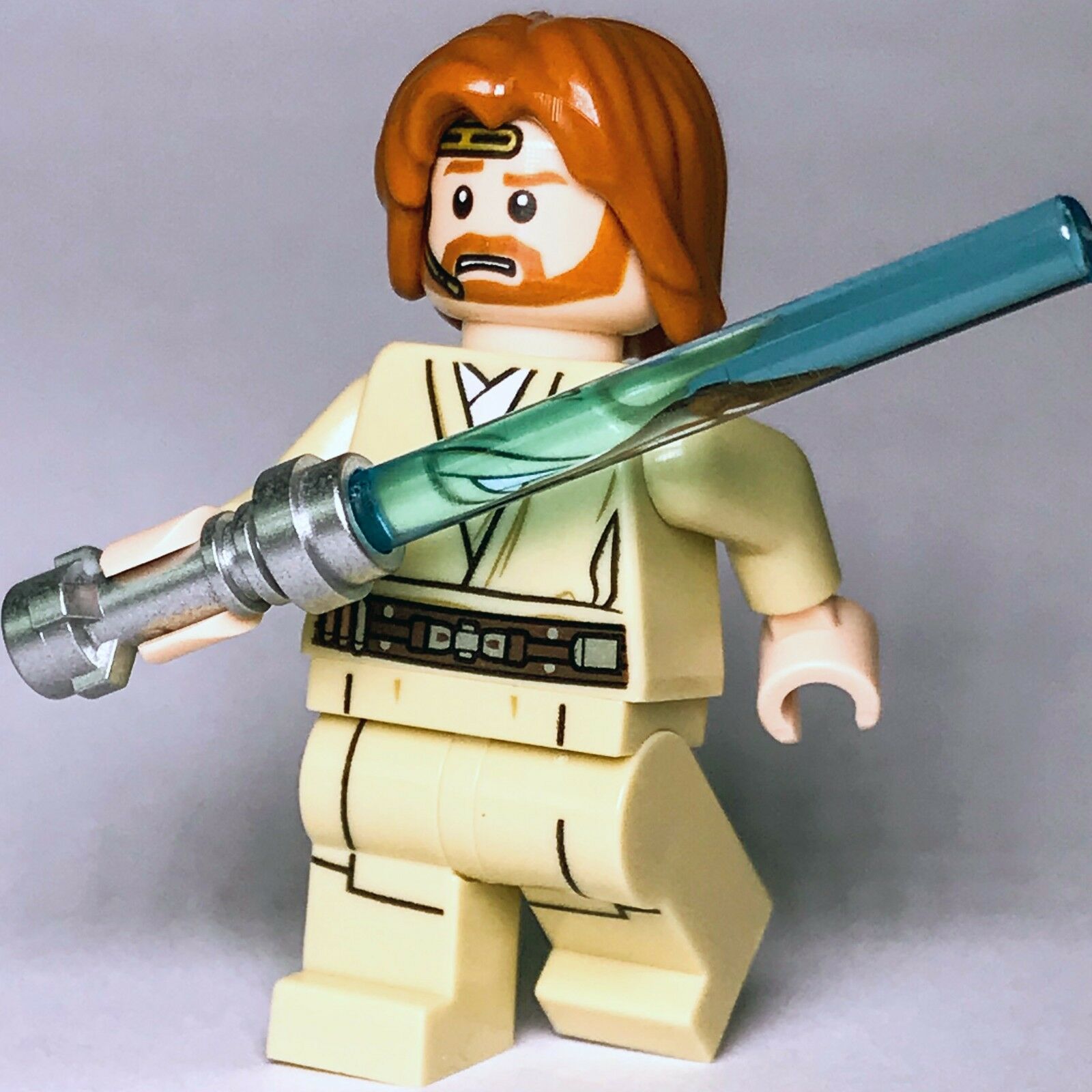 New Star Wars LEGO Obi-wan Kenobi Jedi Starfighter Pilot Minifigure 75191 - Bricks & Figures