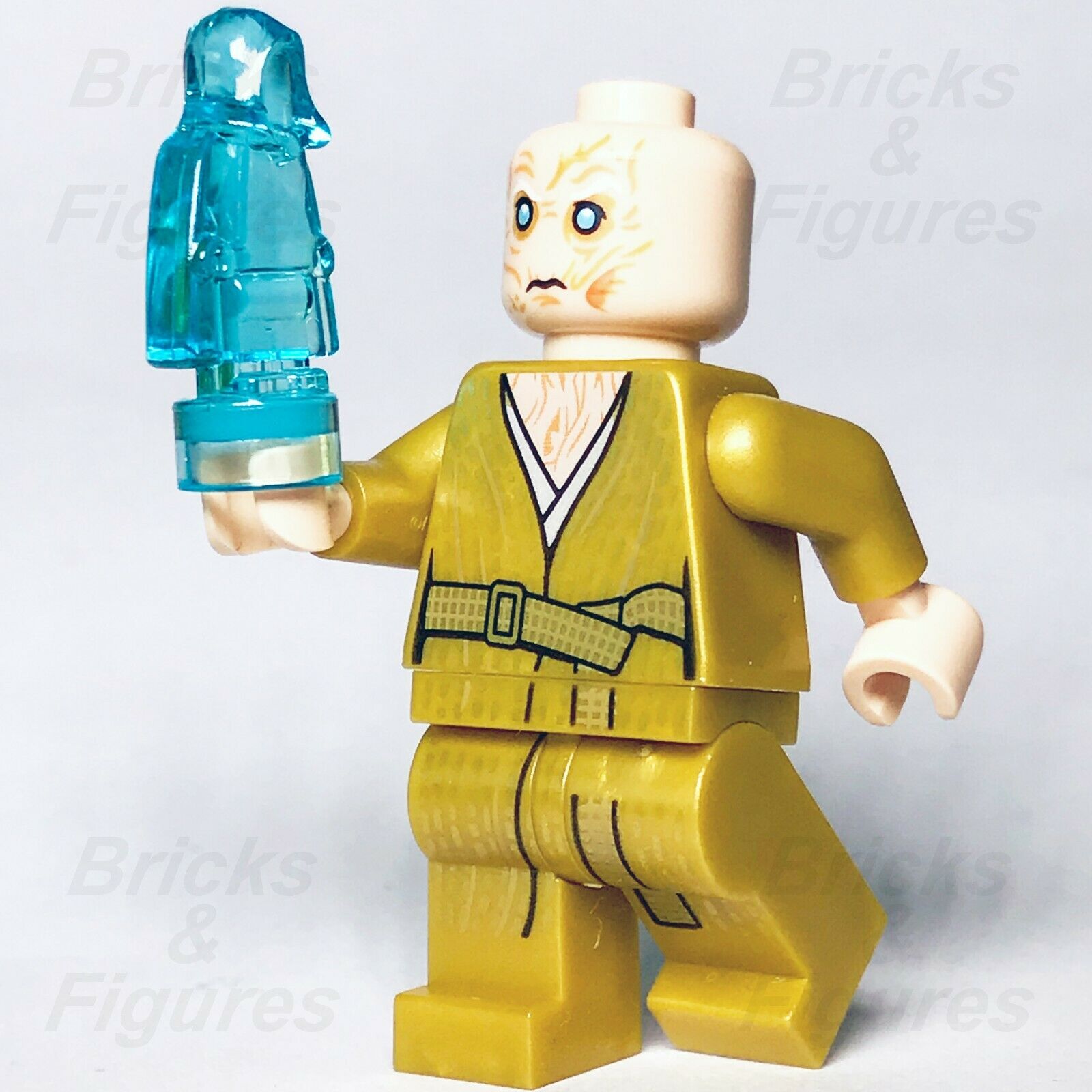 New Star Wars LEGO Supreme Leader Snoke Minifigure with Hologram 75190 75216 - Bricks & Figures