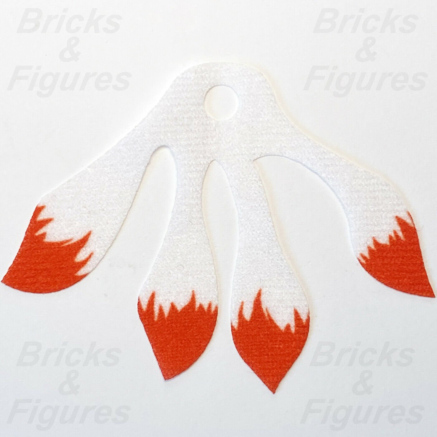 Ninjago LEGO Akita's 4 Long Fox Tails Pattern Cloth Cape Minifigure Part 70678 - Bricks & Figures