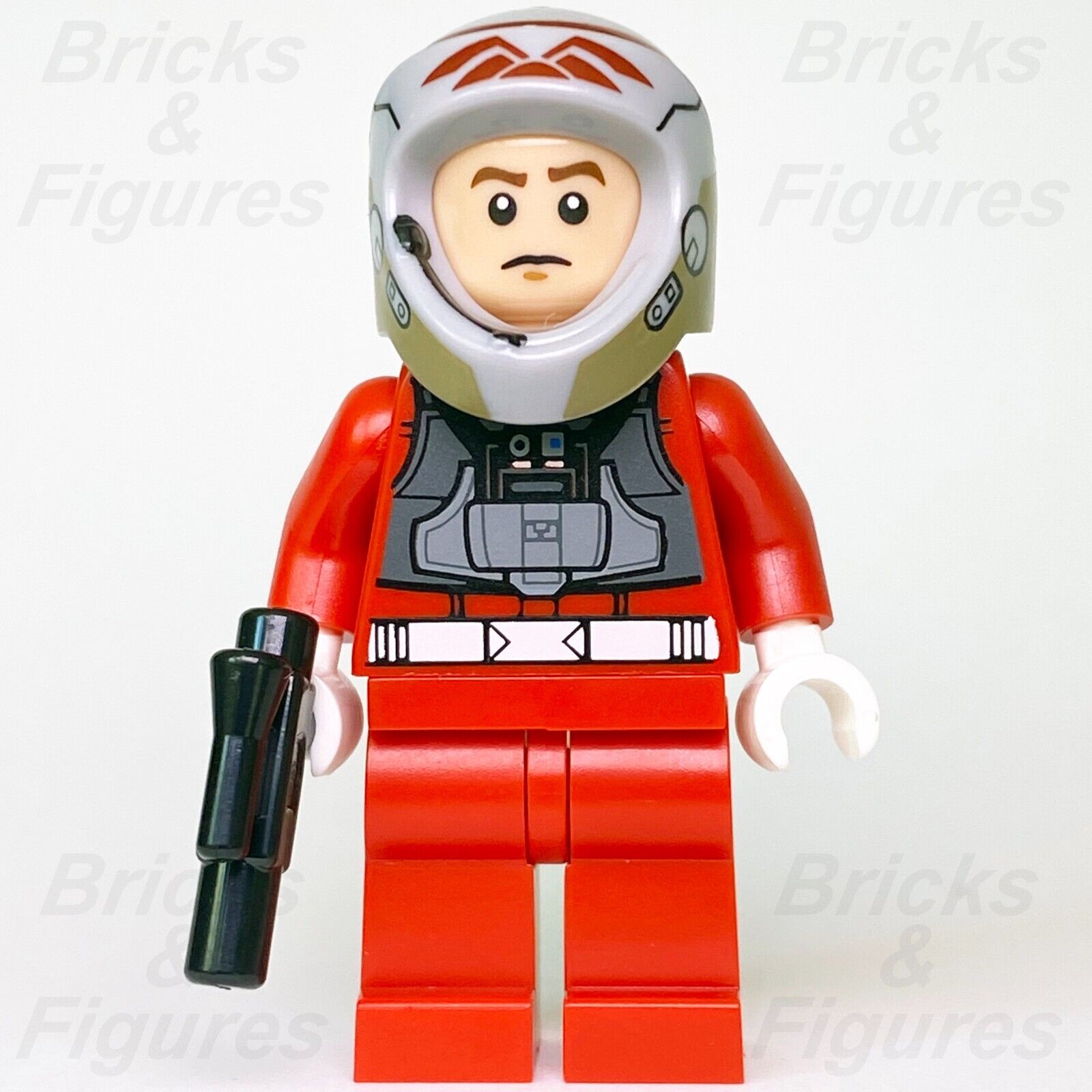 Star Wars LEGO A-Wing Pilot Rebel Minifigure Rebels 5004408 sw0757 with Blaster - Bricks & Figures