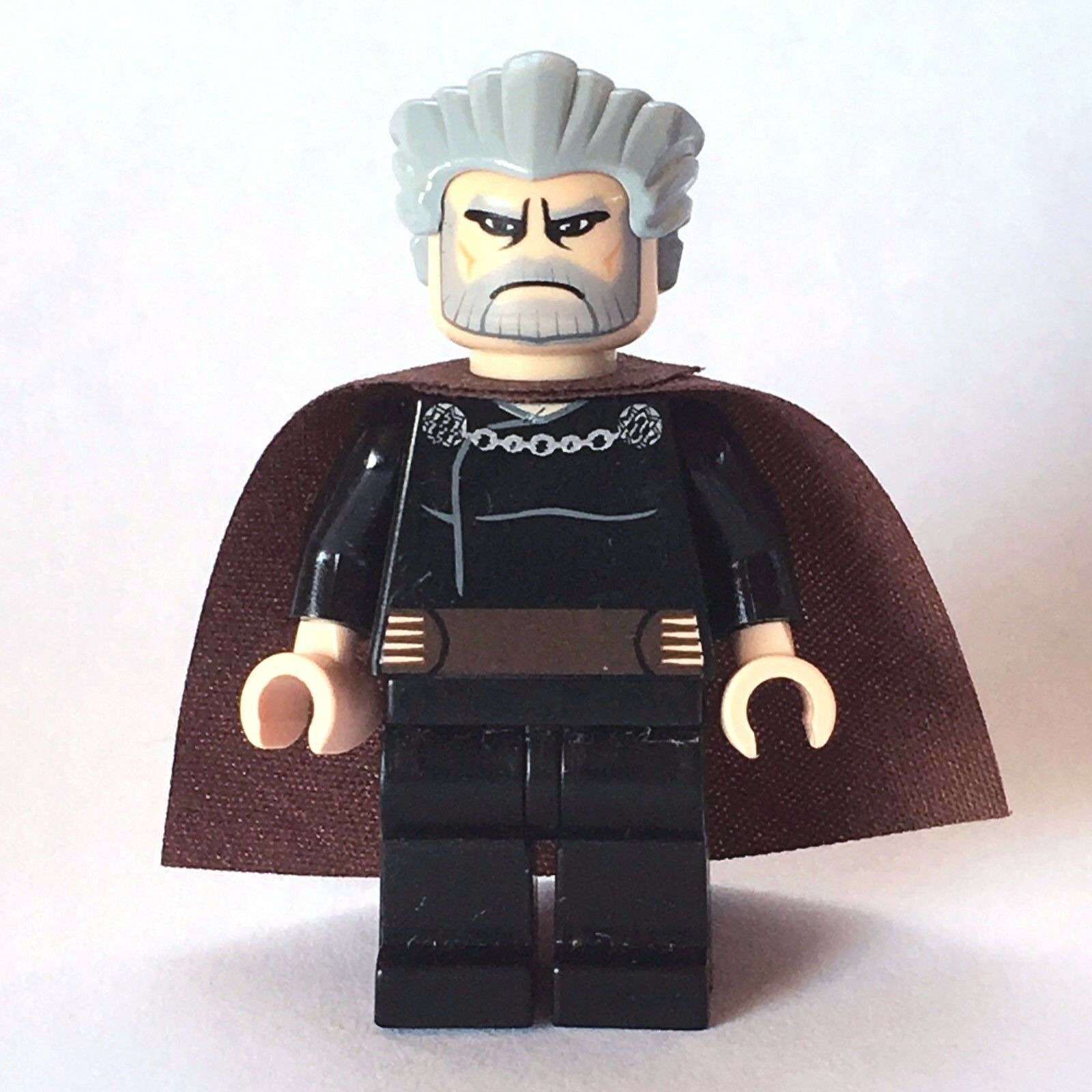 STAR WARS lego COUNT DOOKU sith lord darth tyranus GENUINE 7752 9515 no hilt - Bricks & Figures