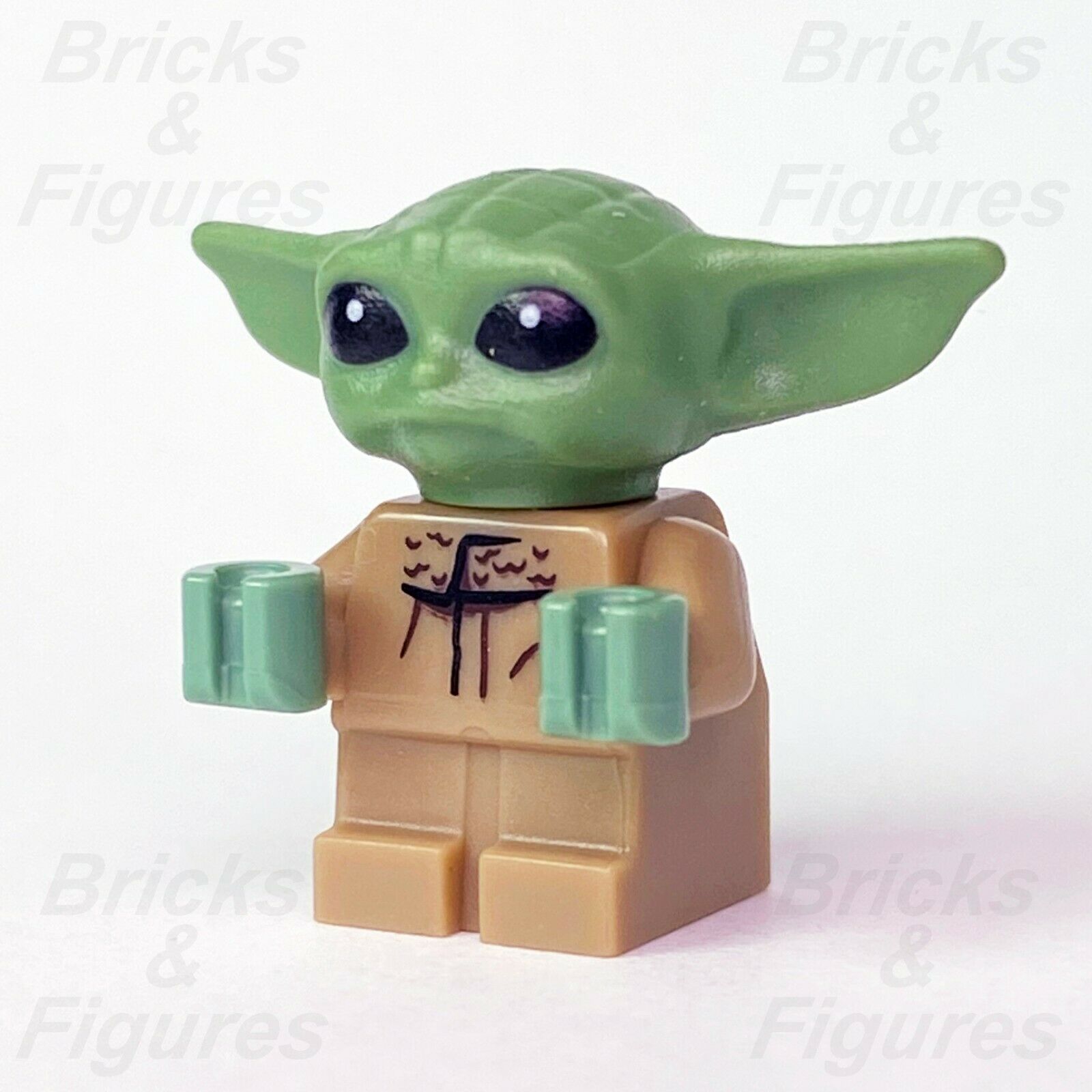 Star Wars LEGO Grogu "The Child" (Baby Yoda) Mandalorian Minifigure 75318 75292 - Bricks & Figures