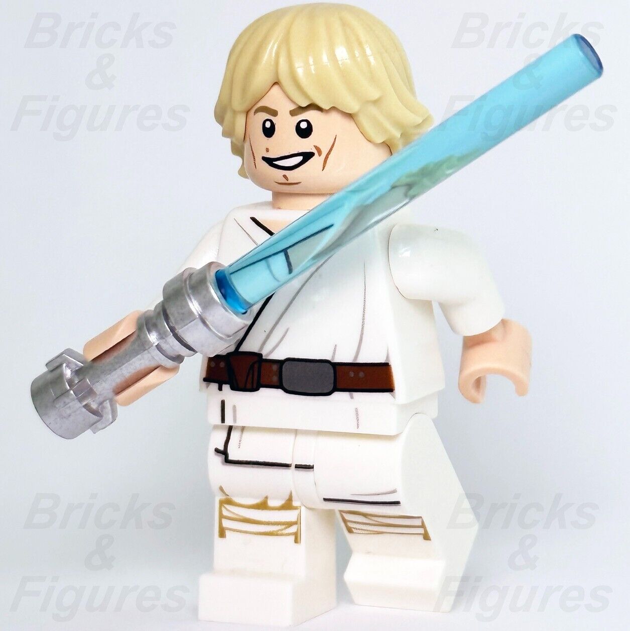 Star Wars LEGO Luke Skywalker Detailed Face Jedi Minifigure 75052 75059 sw0551 - Bricks & Figures