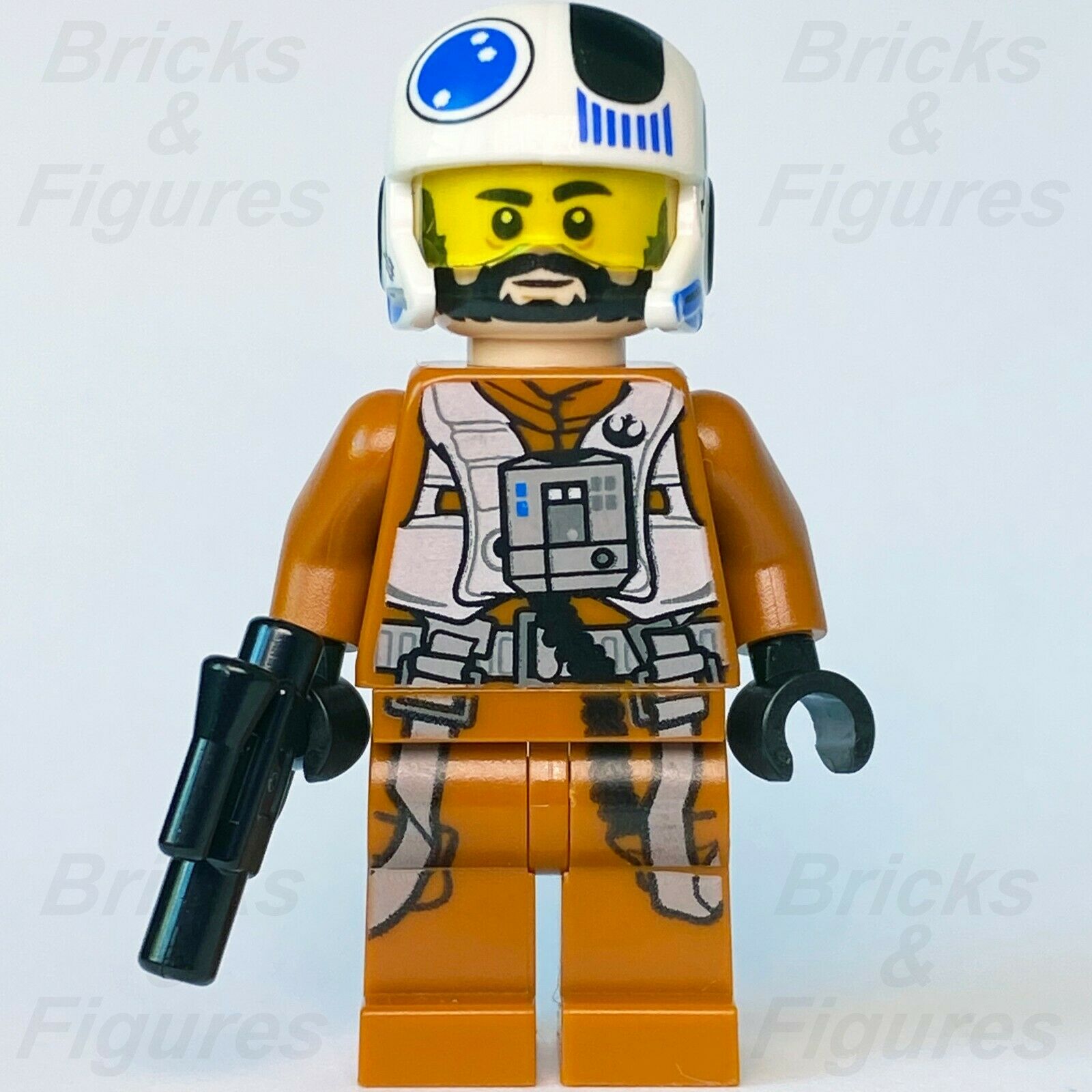 Star Wars LEGO Temmin 'Snap' Wexley Resistance A-Wing Pilot Minifigure 75248 - Bricks & Figures