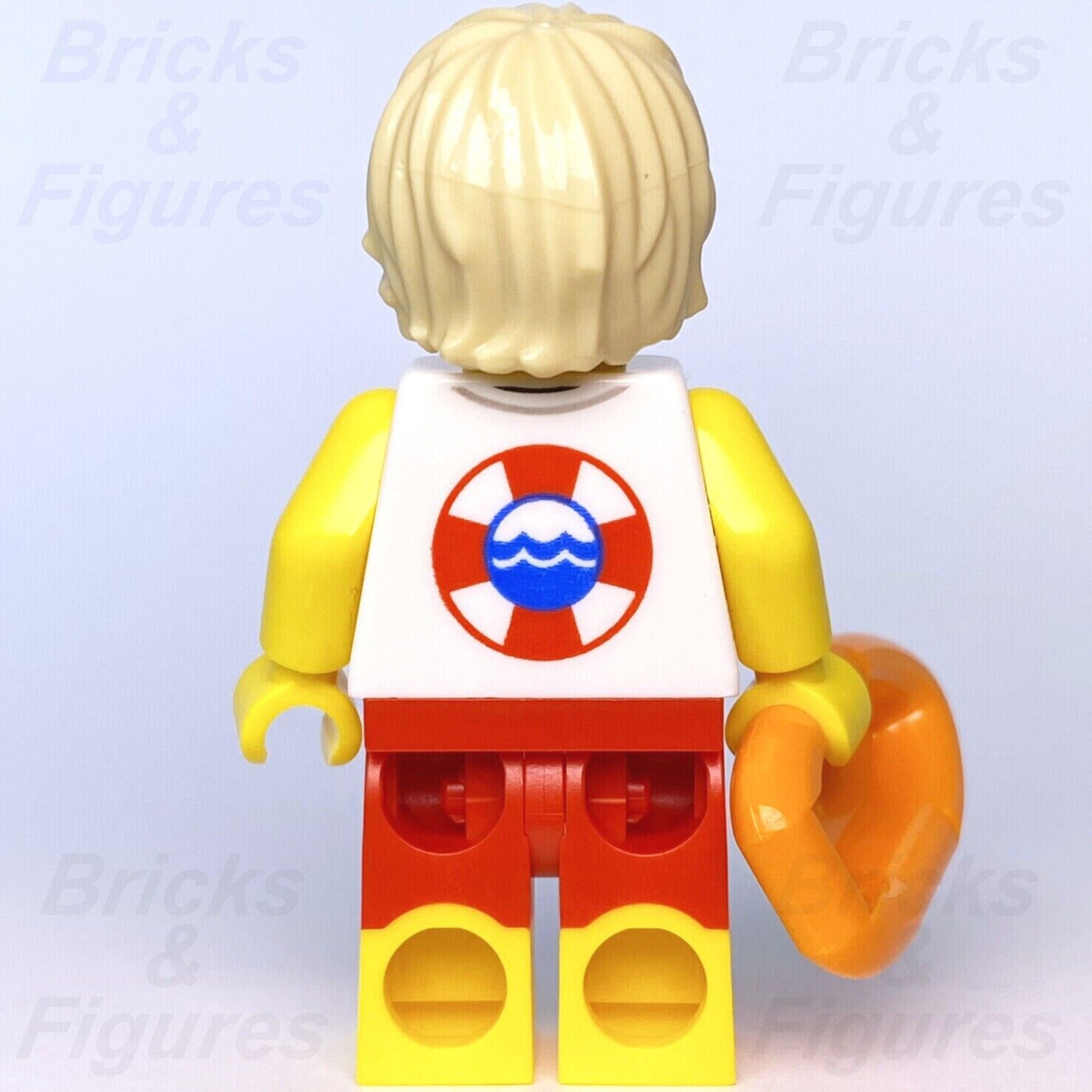 Town City LEGO Beach Lifeguard Recreation Minifigure 60328 cty1388 Life Guard - Bricks & Figures